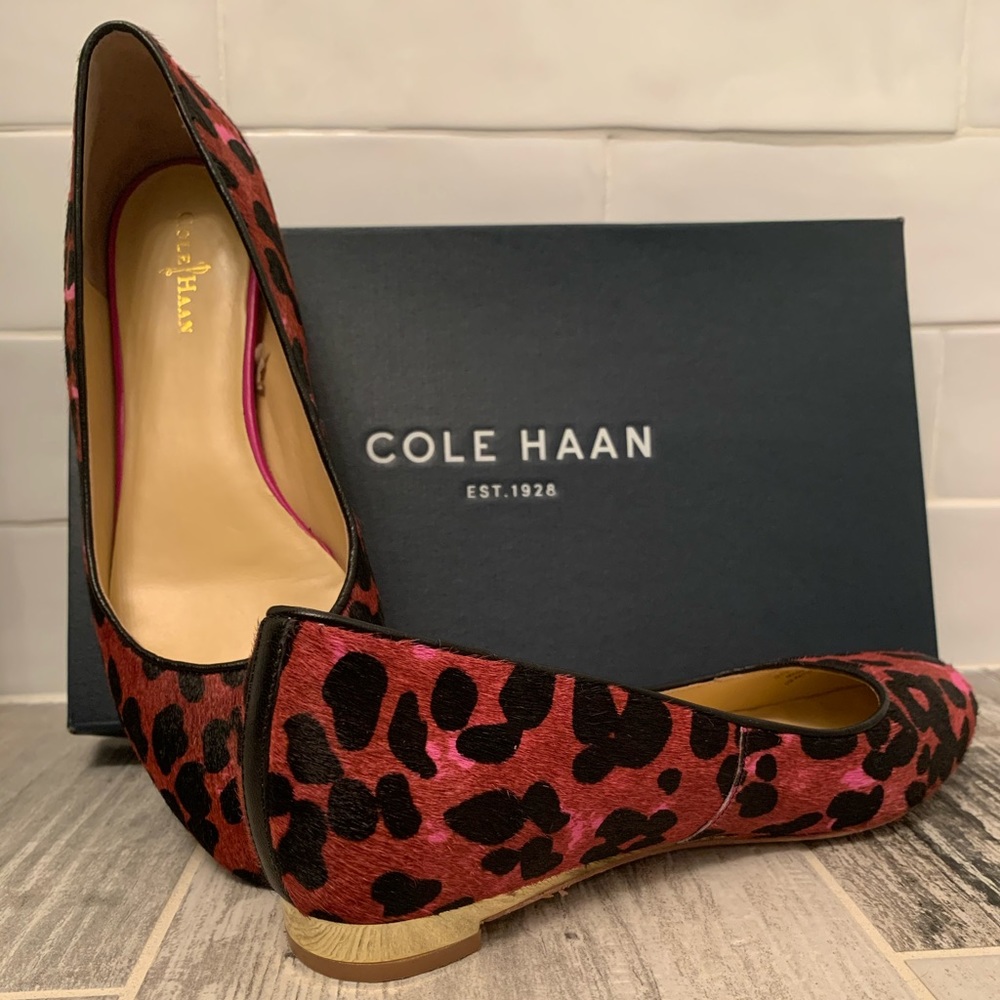 Calf Hair Leopard flats